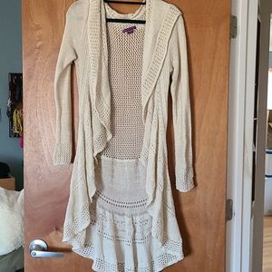 Knit style cardigan